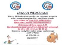 Zawody wędkarskie dla dzieci