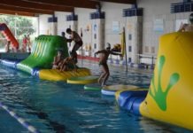 Szaleństwa z UKS OLIMPIC i na wodnym torze przeszkód