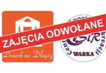 UWAGA! Zajęcia ODWOŁANE!