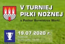 Ruszyły zapisy do V Turnieju Piłki Nożnej o Puchar Burmistrza Warki!