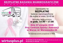 Bezpłatne badania mammograficzne