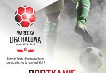 Zapraszamy do udziału w Wareckiej Lidze Halowej