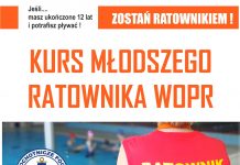 Zapraszamy na Kurs MŁODSZEGO RATOWNIKA WOPR!