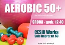 Zmiana godziny zajęć AEROBIC 50+
