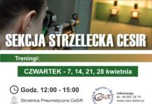 Treningi strzeleckie sekcji CeSiR w kwietniu