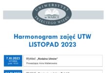 Listopadowe wykłady UTW