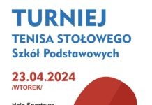 Turniej Tenisa Stołowego dla szkół podstawowych