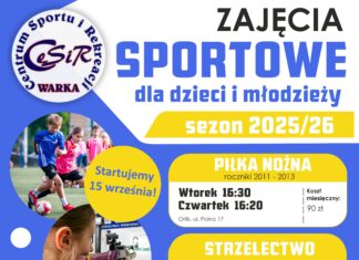 Zajęcia sportowe w sekcjach CeSIR dla dzieci i młodzieży