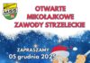 Zapraszamy na Mikołajkowe Zawody Strzeleckie