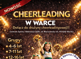 Rozpoczynamy energetyczne zajęcia Cheerleading w Warce!