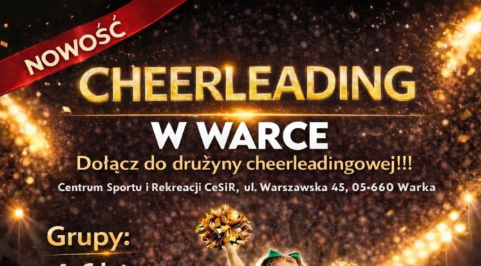 Rozpoczynamy energetyczne zajęcia Cheerleading w Warce!