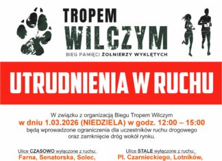 UTRUDNIENIA W RUCHU 1.03.2026