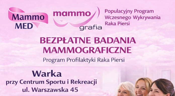 Bezpłatne badania mammograficzne