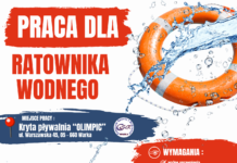 Praca dla ratownika wodnego!