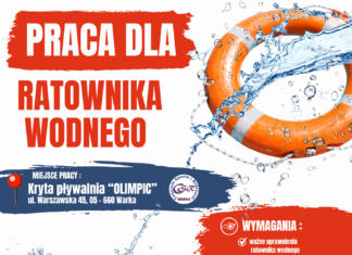 Praca dla ratownika wodnego!