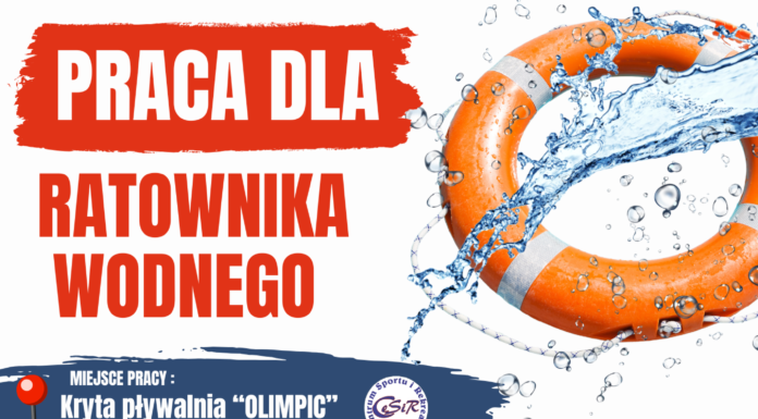 Praca dla ratownika wodnego!