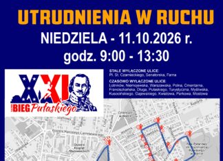 Utrudnienia w ruchu w dniu 11.10.2026